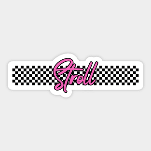 Race Flag Design - Lance Stroll Sticker